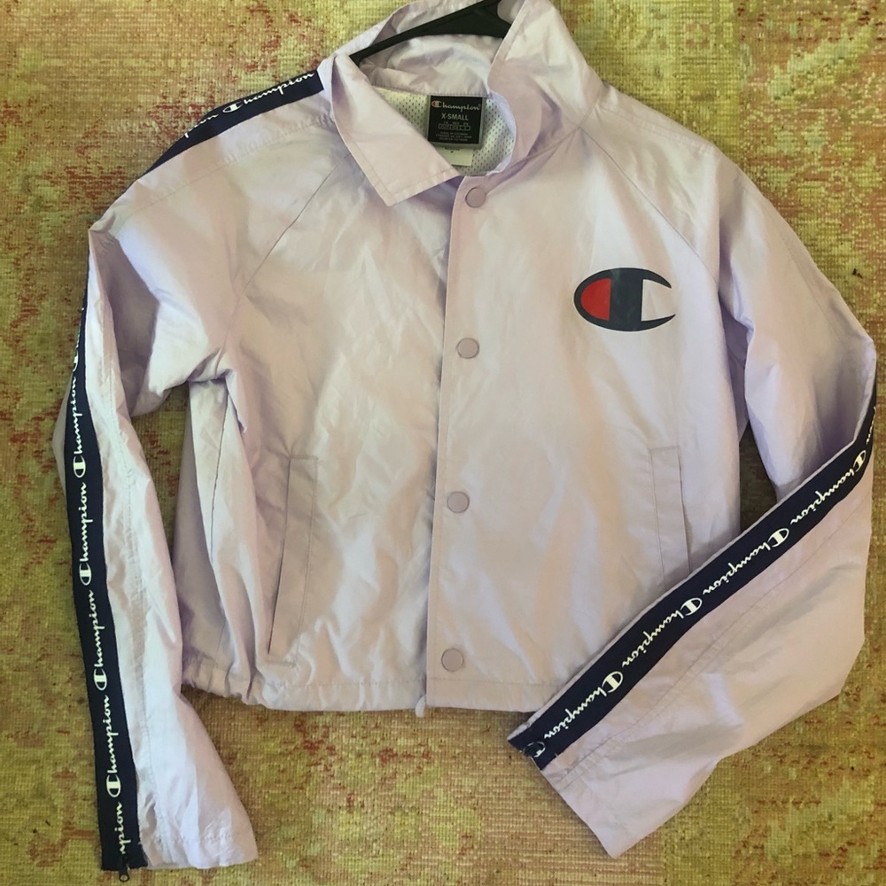 Rare Cropped Lilac Windbreaker
